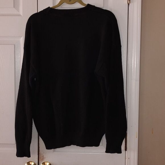 82nd Airborne division United States Army black sweater by Andrew Rohan   Sz L - Picture 3 of 5